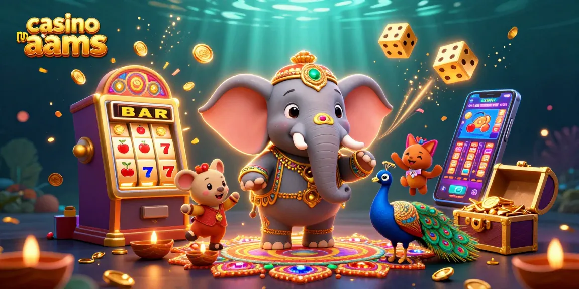 Vinci nei casino non AAMS con un'illustrazione 3D di giochi e simboli fortunati.