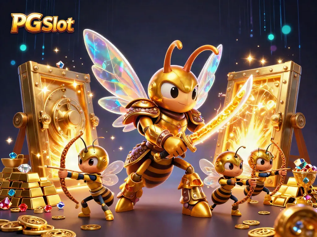 เล่นสล็อต PG Slot พร้อมภาพประกอบการ์ตูนสุดอลังการในบรรยากาศของคาสิโน