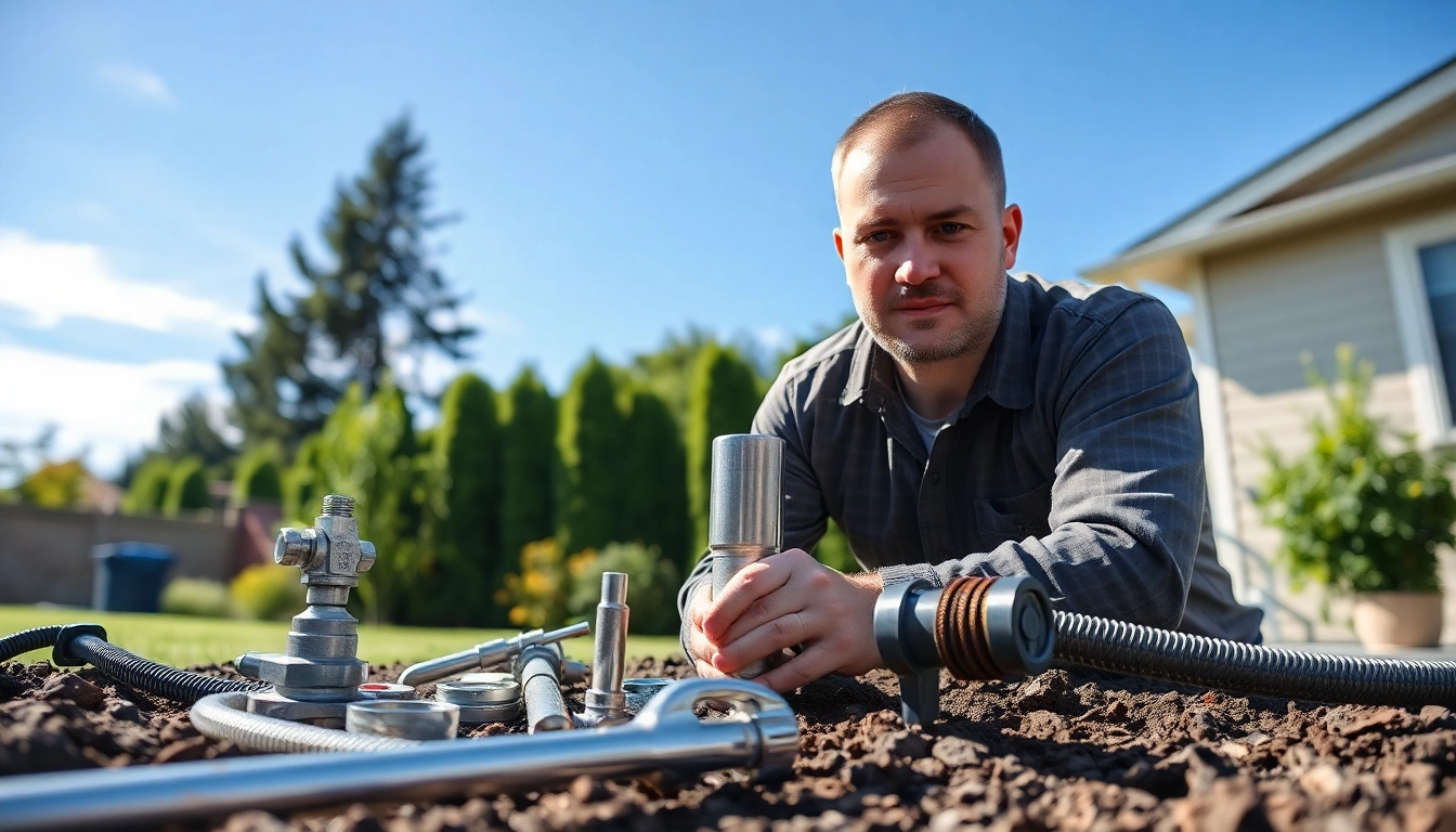 Technician performing well pump replacement Lacey WA in a residential setting.