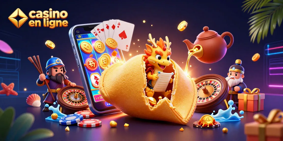 Jouez et gagnez sur un casino en ligne avec ce dragon sage découvrant des fortunes dorées.