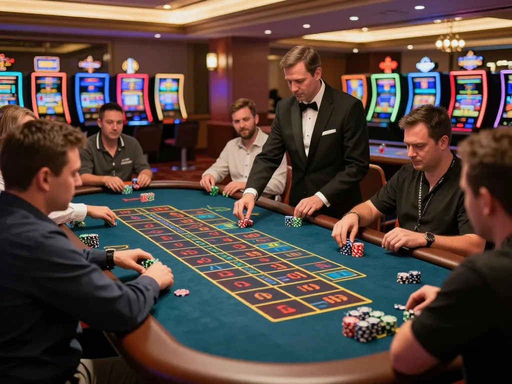 Players engaging in roulette while experiencing the excitement of Vuabet88com gaming.