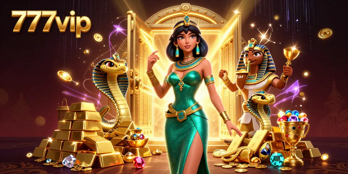 Experience high-stakes excitement with 777vip's stunning casino games in a vibrant 3D scene.