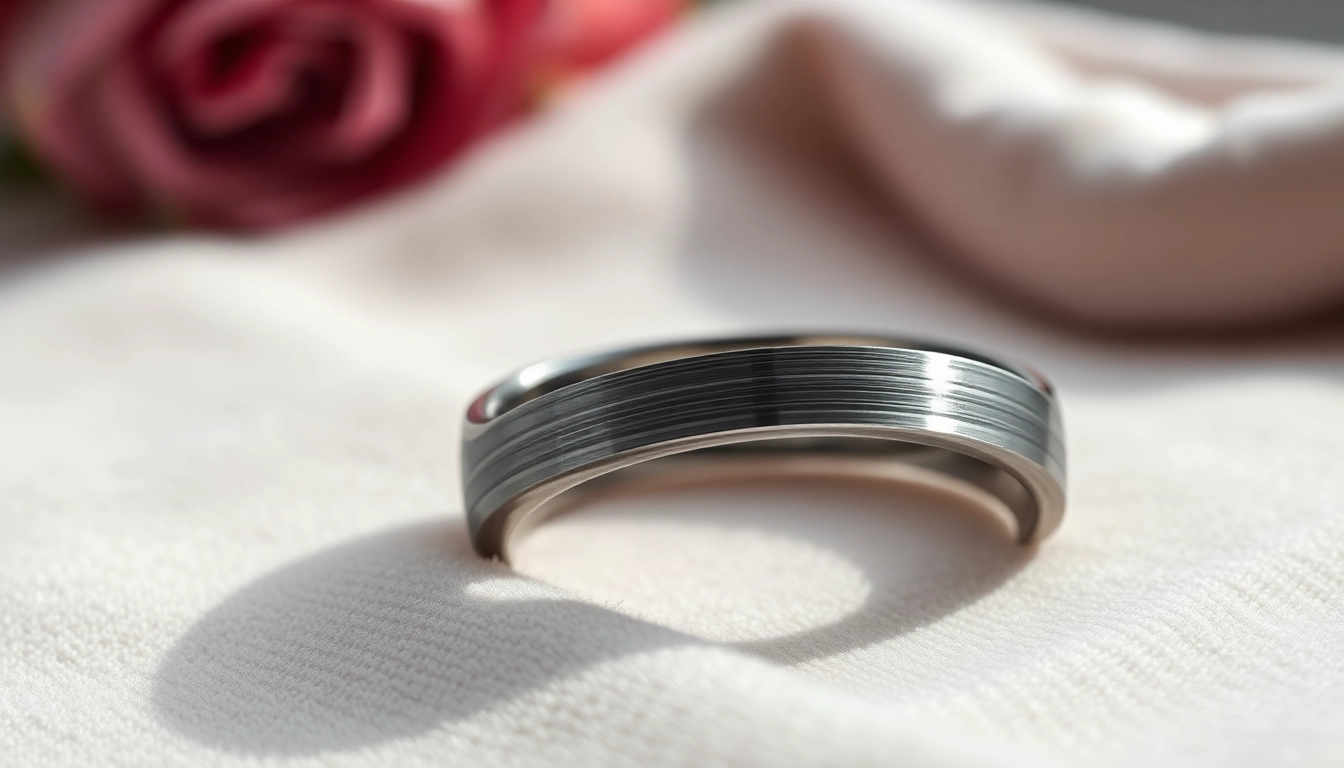 Stylish Gunmetal Wedding Bands for Men: A Modern Choice for Timeless Love