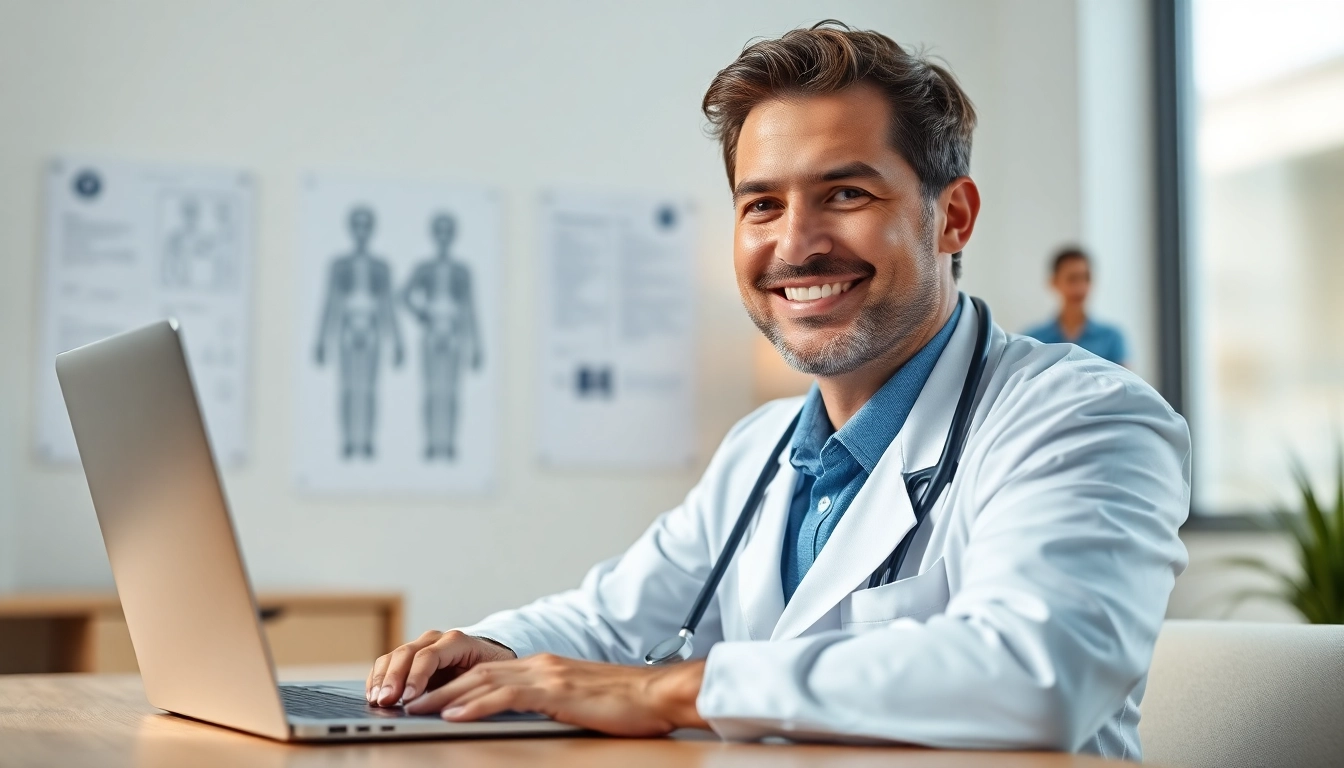 Consult with a doctor online for affordable online doctor consultation, showcasing a video call setup.