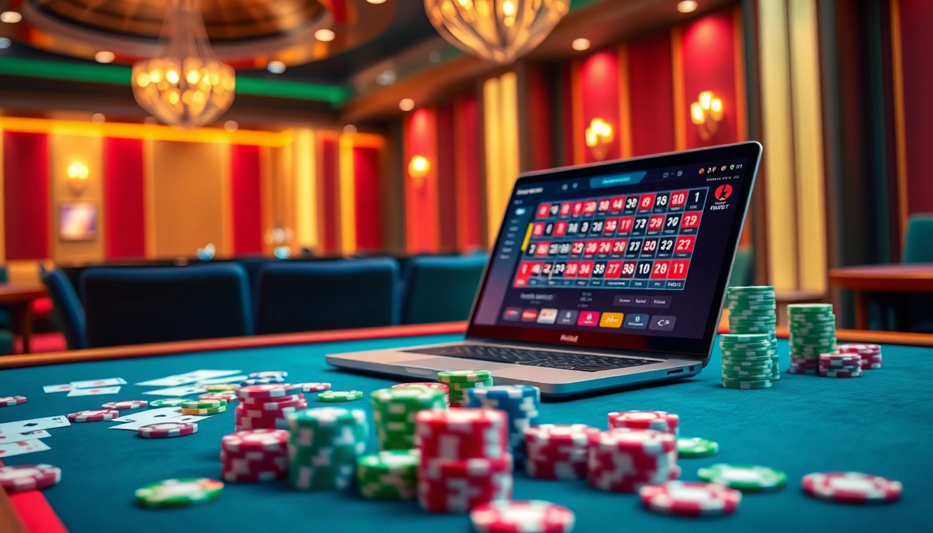 Experience thrilling gaming moments with 789bet com at an elegant casino setup.