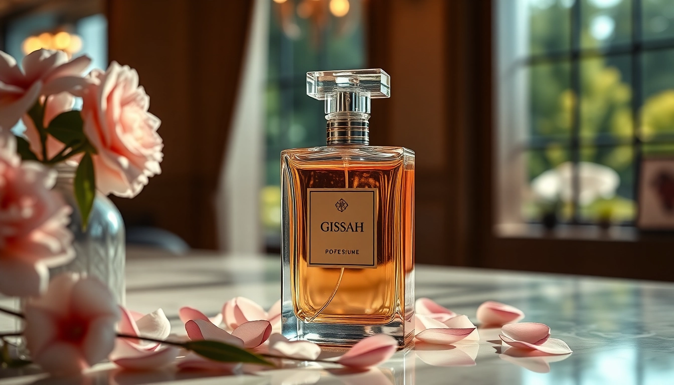 Gebruik Gissah parfum in een elegante setting met bijzondere details.