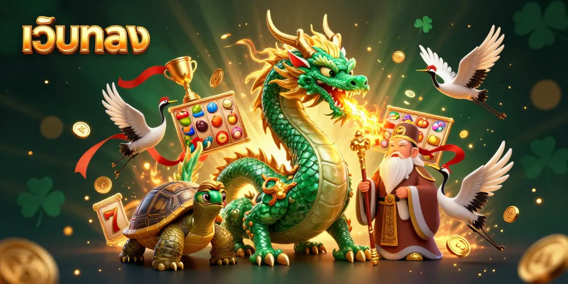 Experience เว็บตรง slots with vibrant 3D characters and dynamic gaming elements in this immersive illustration.