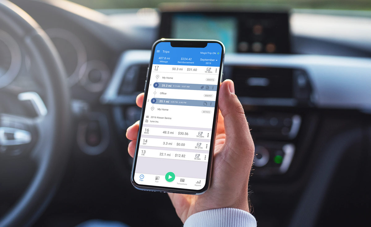 Woon-werkverkeer registreren met Tripbook – Automatische App voor iPhone