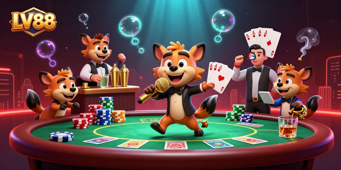 Experience the excitement of LV88 with hyena comedians, cocktails, and casino games.