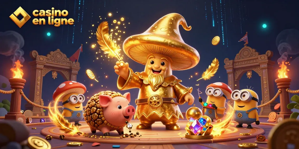 Émerveillez-vous devant un casino en ligne où les jeux s'animent, magie dorée et aventure vous attendent.