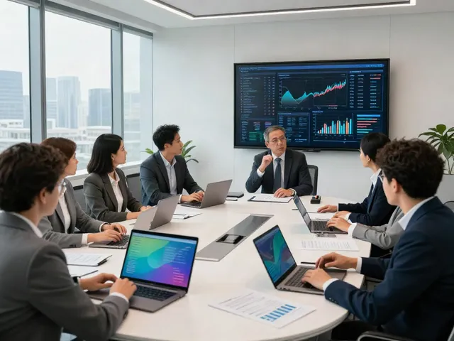 Turnaround consulting firm strategists collaborating in a modern office environment.