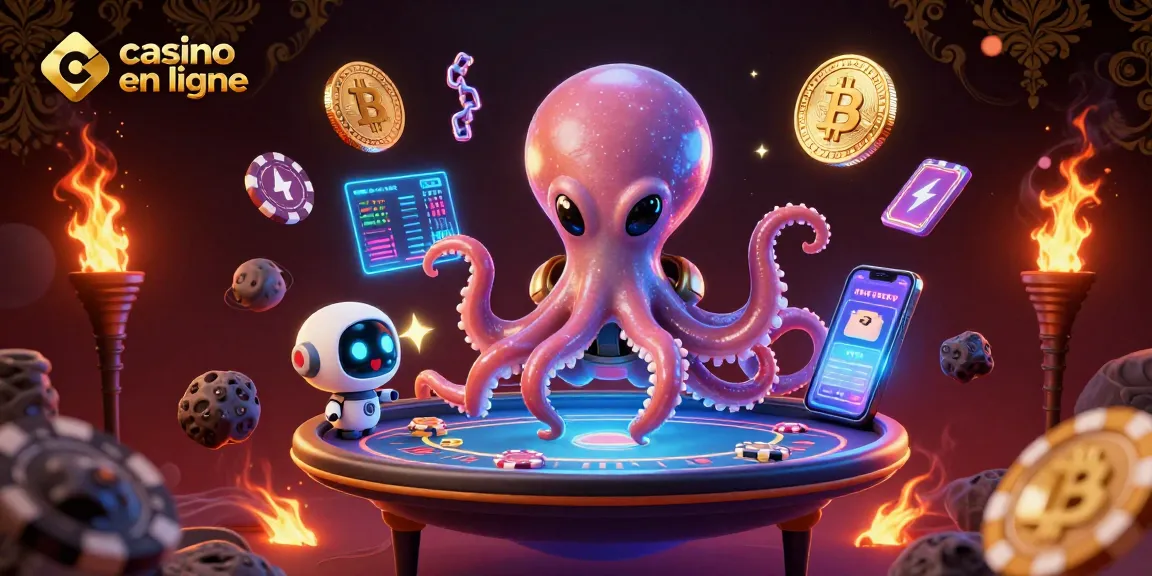 Jouer au poker en ligne avec des extraterrestres dans un casino fantastique avec des jetons d'astéroïdes.