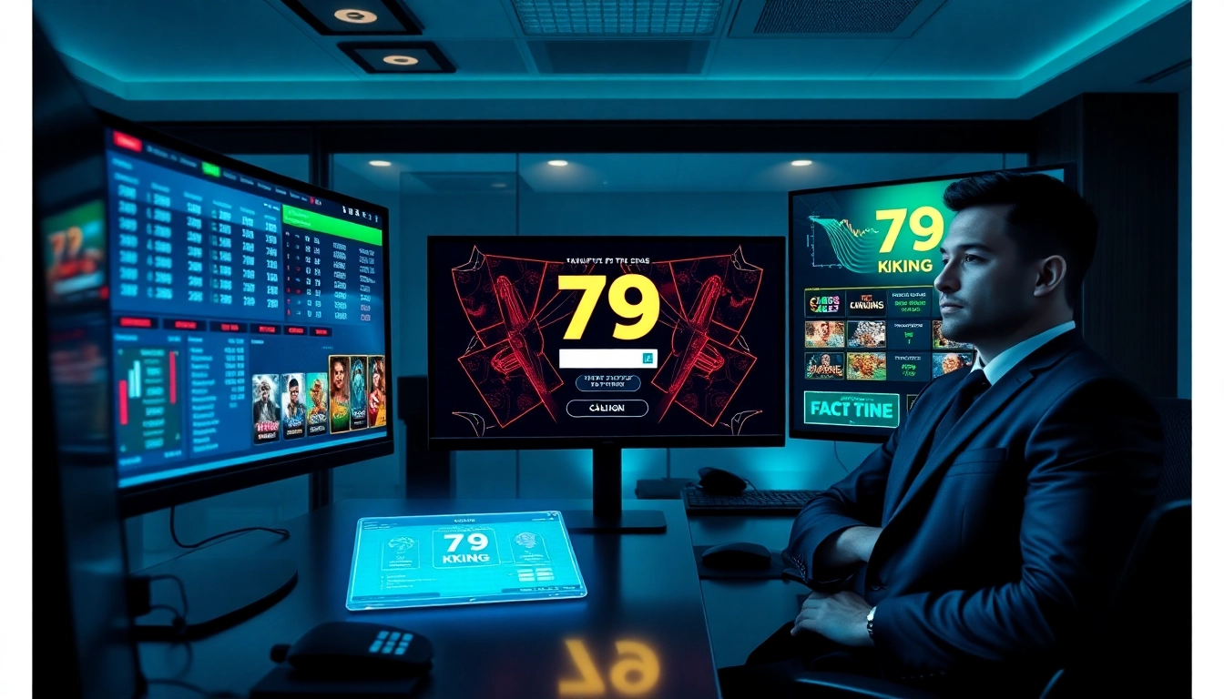 79KING online gambling platform – premium interface and secure betting visuals