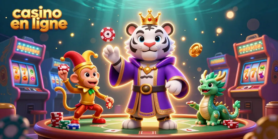 Gagnez avec l'animation captivante du casino en ligne et des jeux de hasard.