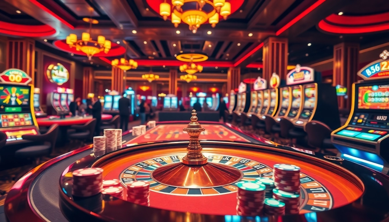Experience thrilling gameplay at ga6789 with vibrant casino tables and engaging players.