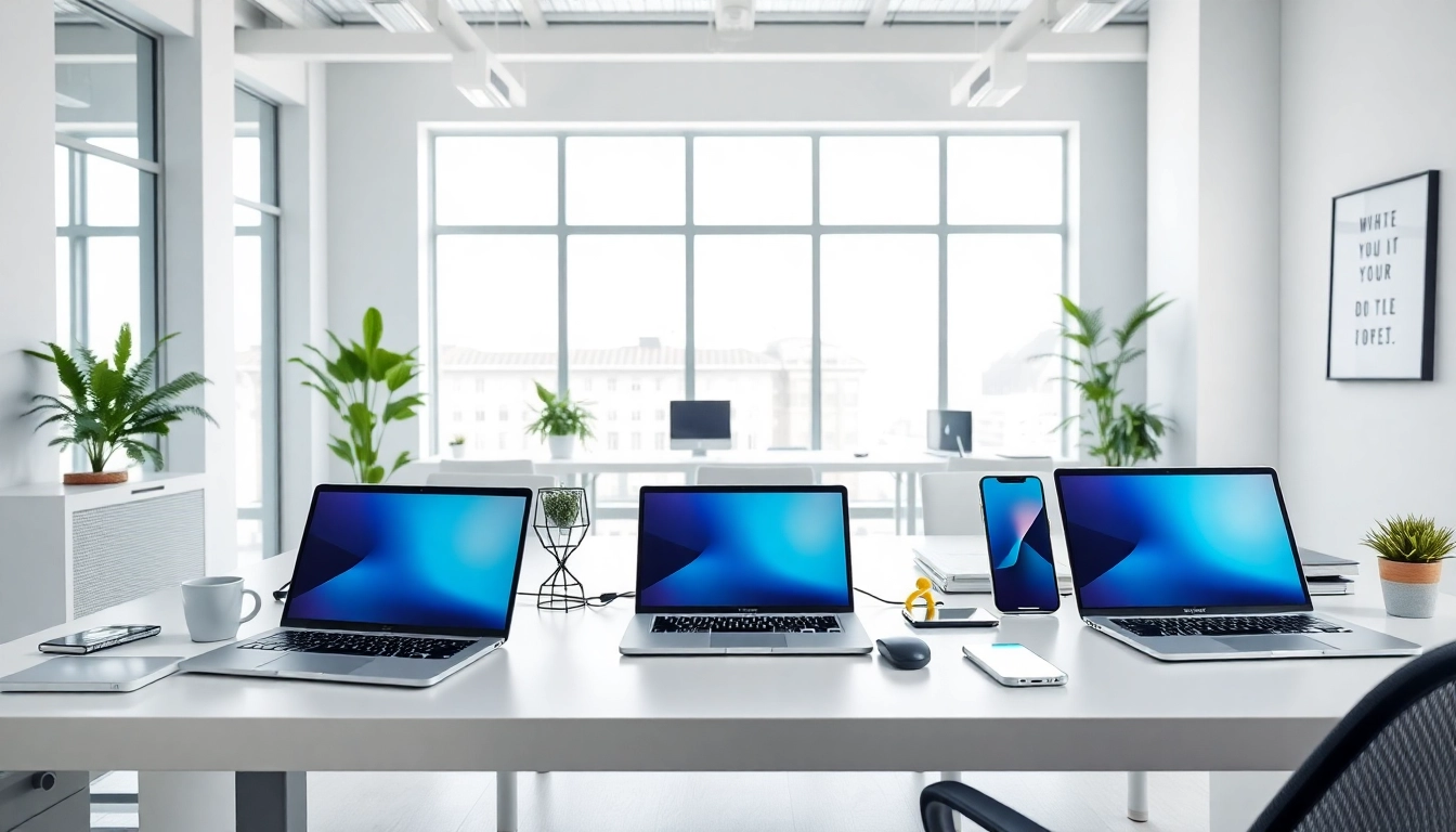 Engaging workspace displaying innovative ai tools for productivity and efficiency.