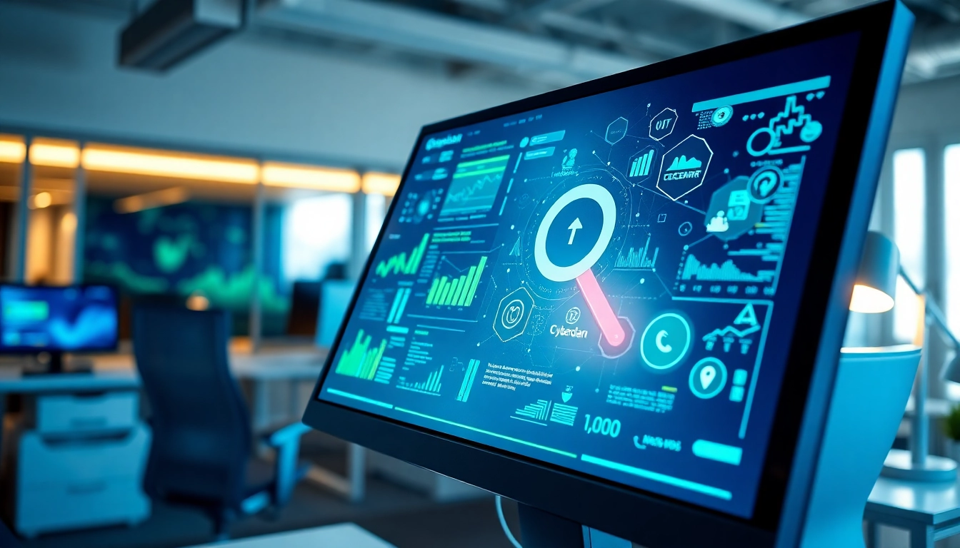 Visual representation of Cyberdan in a modern digital workspace showcasing cybersecurity technology.