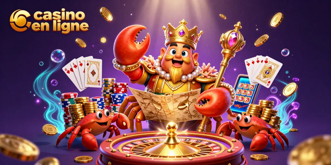 Gagnez avec le casino en ligne en découvrant les trésors d'un crabe empereur dans un monde magique.