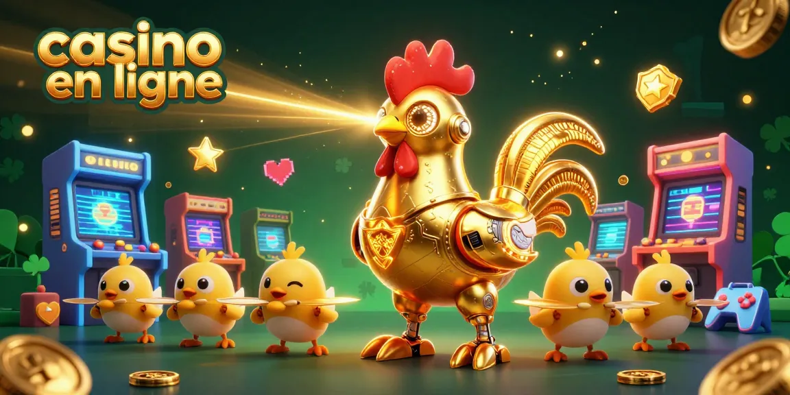 Des jeux captivants dans un casino en ligne, avec des éléments dynamiques et lumineux.