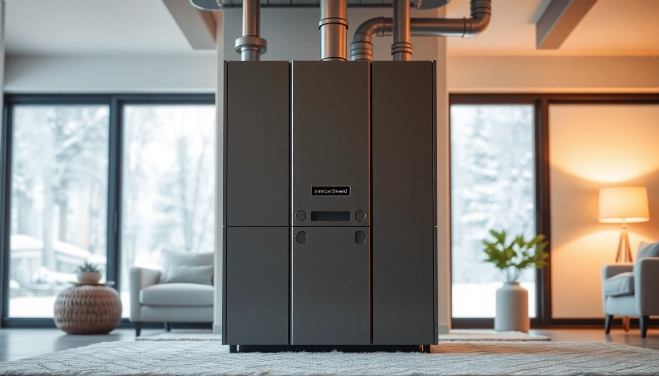 Behold the efficiency of the American Standard furnace Canada, expertly designed for modern homes.