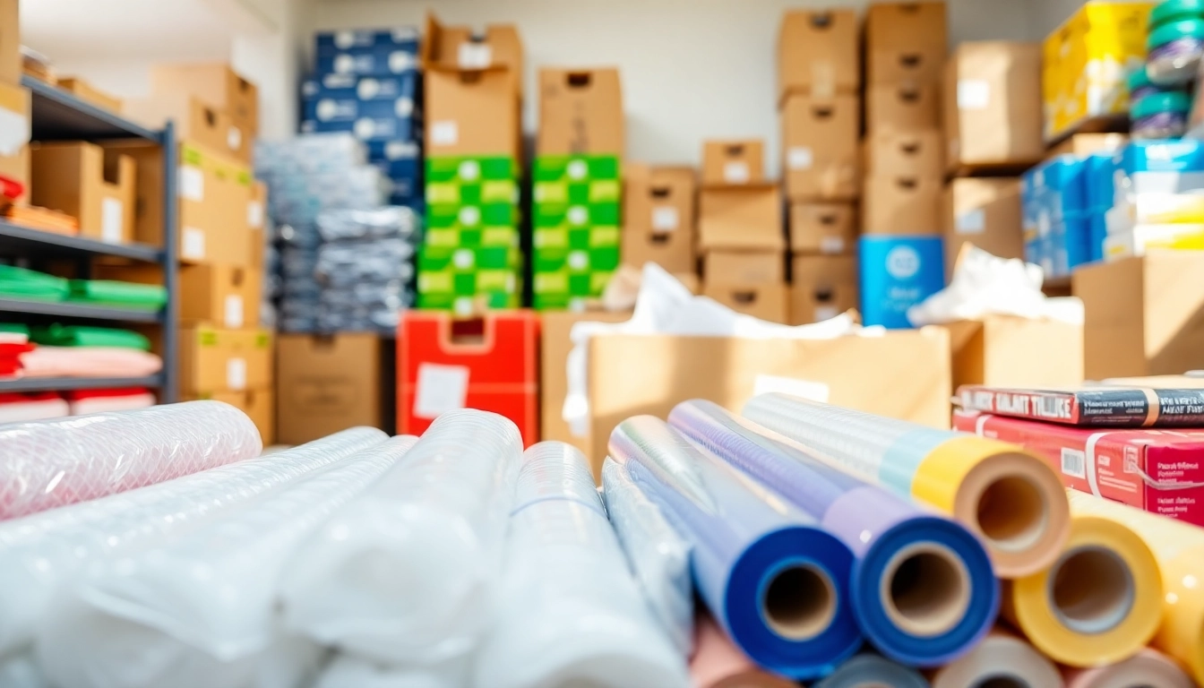 Explore Savannah Packing Supplies arranged neatly in a bright moving supply store.