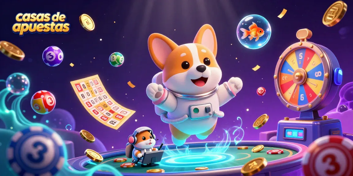 Vive la emoción en las casas de apuestas con personajes animados interactuando en un emocionante entorno de casino.