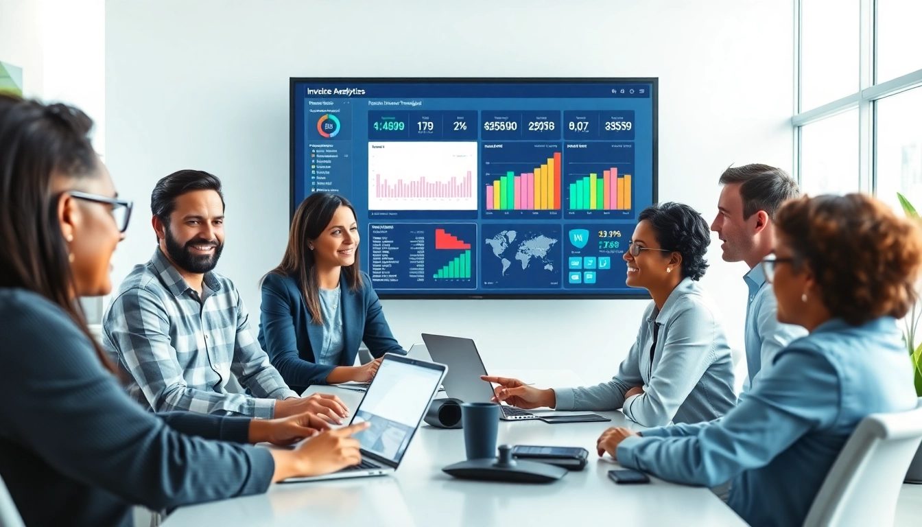 Streamline your workflow with invoice processing software showcased in a modern office environment.