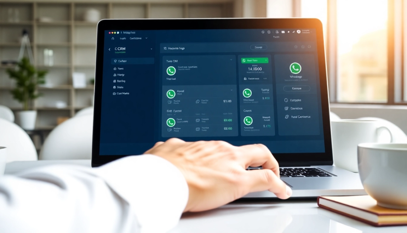 Understanding What is a CRM for WhatsApp through a dynamic digital workspace interface.