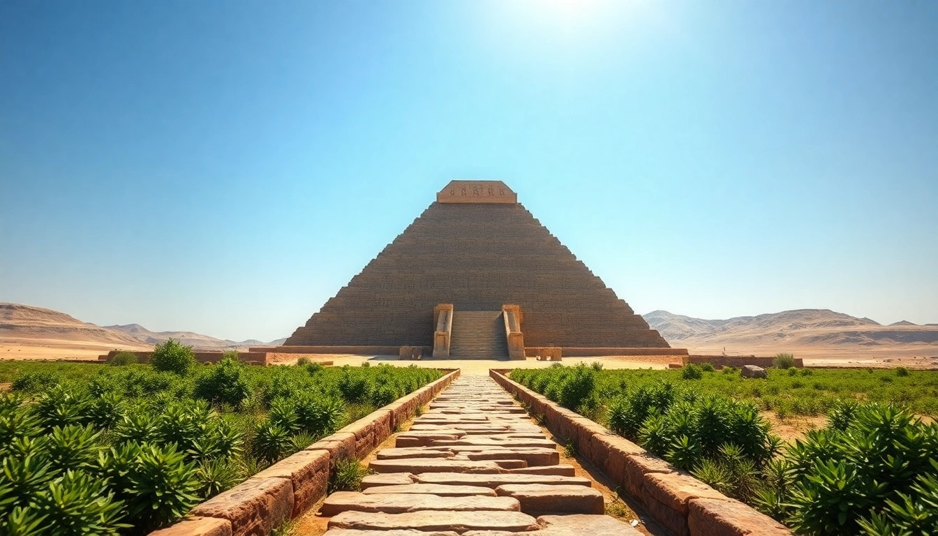 Discover a stunning pyramid on piraminds.com, illustrating ancient architecture against a clear sky.