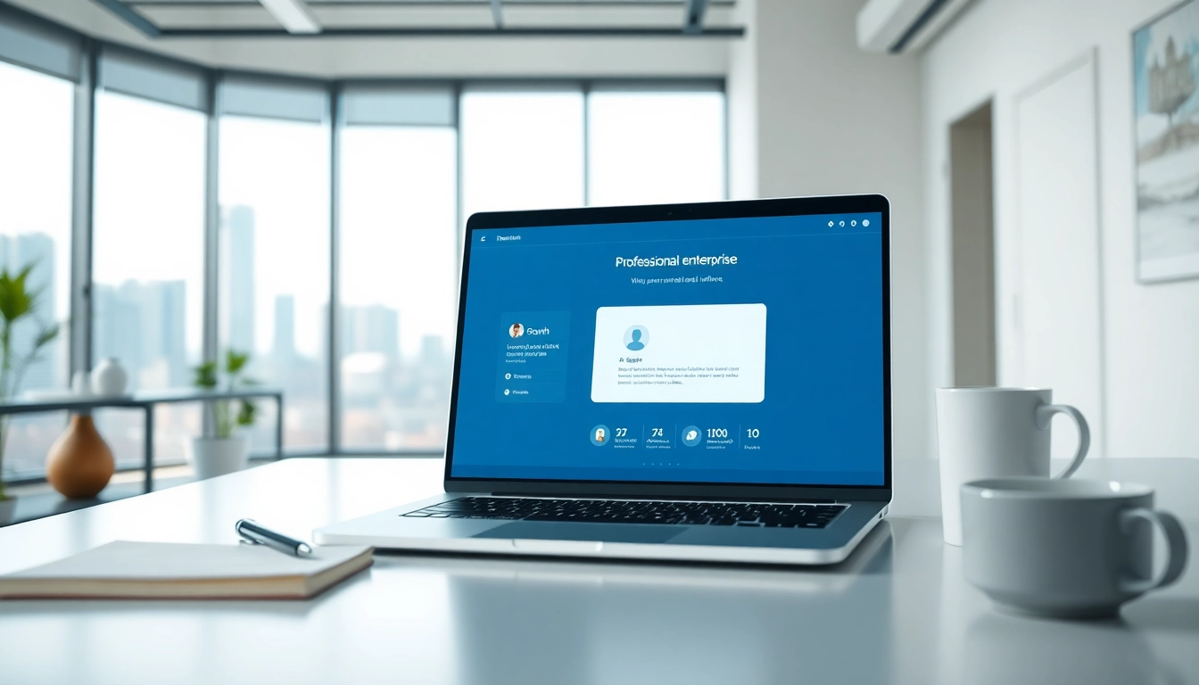 Optimize productivity with an enterprise ai assistant software interface in a modern office.