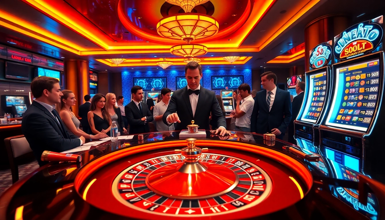 Experience the thrill of gambling at F8BET with a vibrant casino atmosphere and exciting gaming action.
