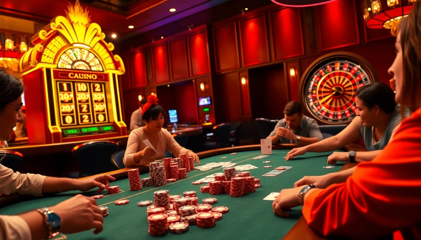 Experience the thrill of xxgg with exciting poker and slot games in a vibrant casino setting.