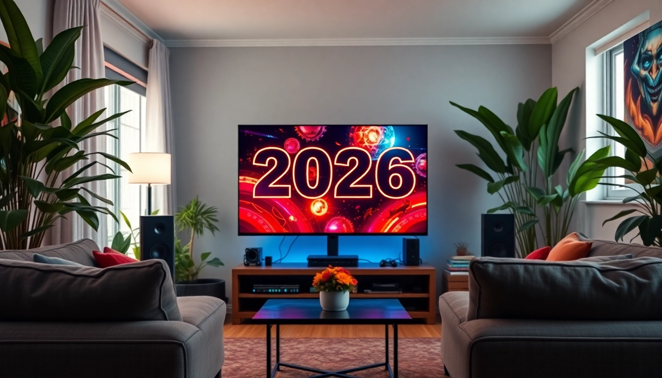 Showcasing game reviews 2026 with an immersive gaming setup and vibrant visuals.