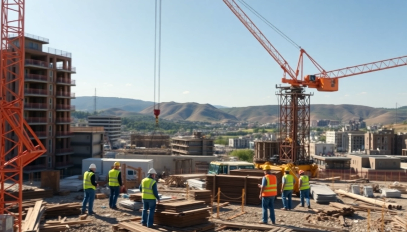 Tennessee construction news highlights diverse construction activities on site.