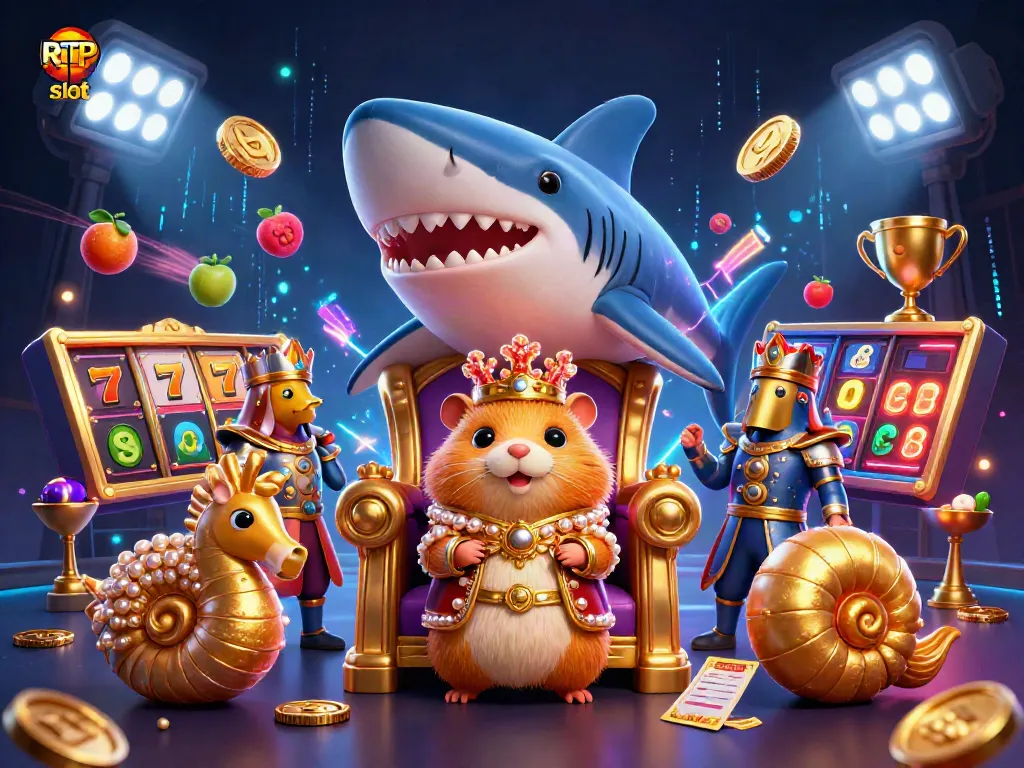 Experience the excitement of RTP slot gaming with vibrant visuals and dynamic elements.