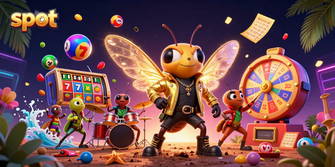 Engage with exciting slot experiences featuring a vibrant 3D rock star scene.