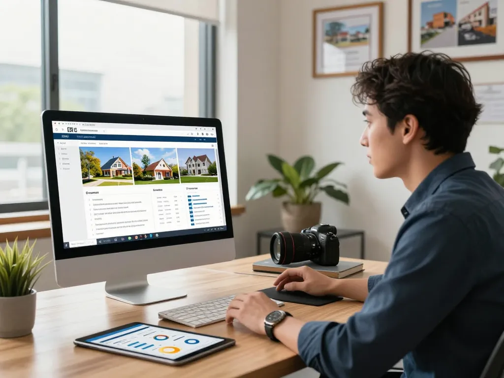 Utilisation efficace du logiciel immobilier gratuit lors d'une consultation immobilière.