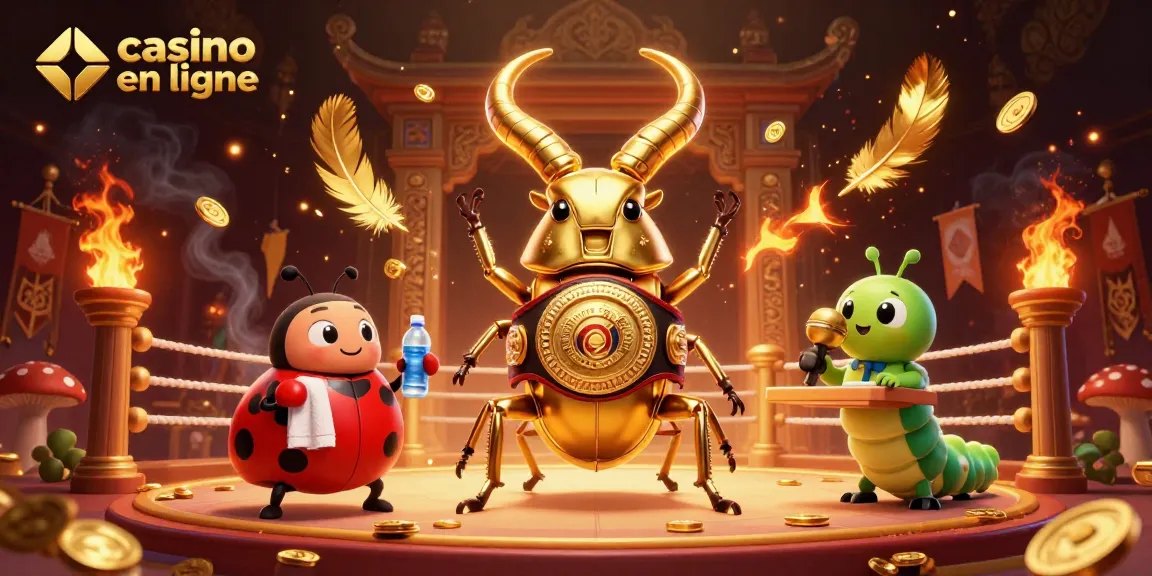 Actionner un jackpot lors d'un combat vibrant de casino en ligne avec une ambiance unique.