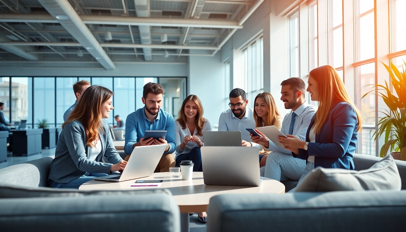 Enhance growth strategies with https://boost-social-media.com through a collaborative marketing team in action.