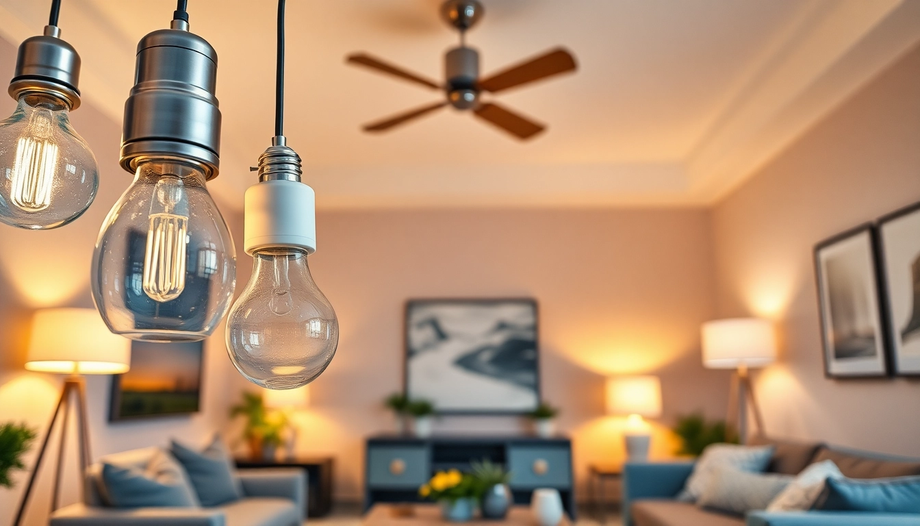 Verlichting met led verlichting geeft een sfeervolle uitstraling aan een moderne woonkamer.