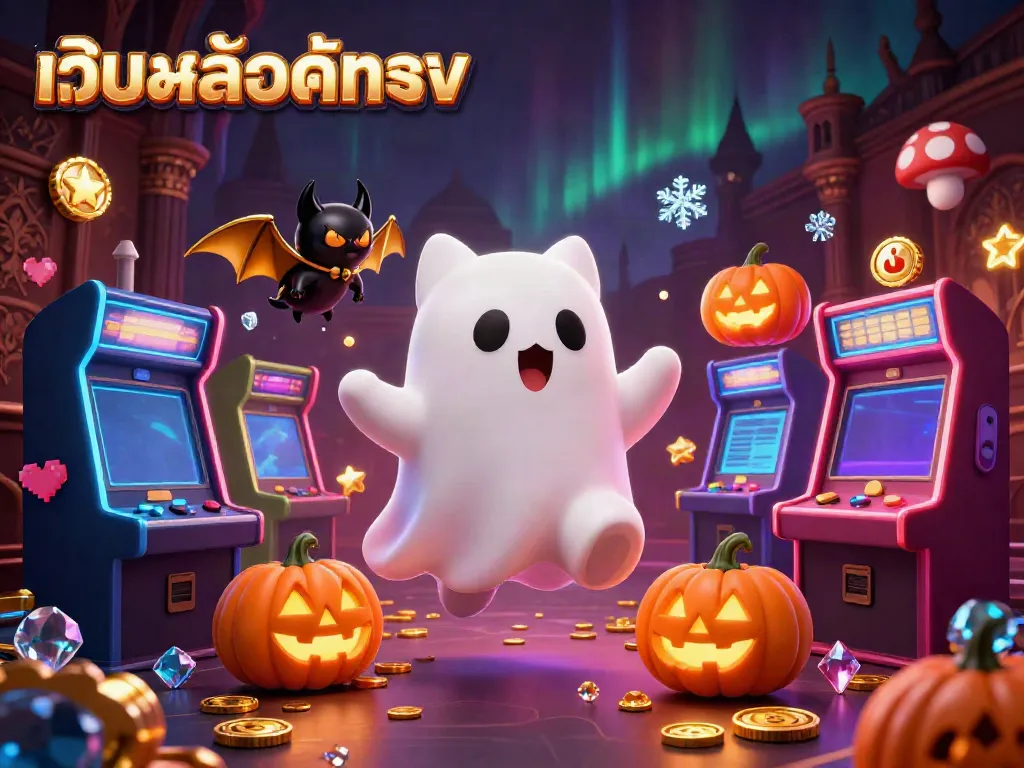 หมุนสล็อตเพื่อชนะในเว็บสล็อตตรง พร้อมด้วยหลอดไฟแจ็คพอตและแมวกวนในคาสิโน