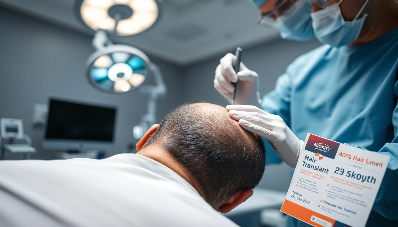 Hair transplant turkey procedure showcasing a patient being treated in a professional clinic environment.