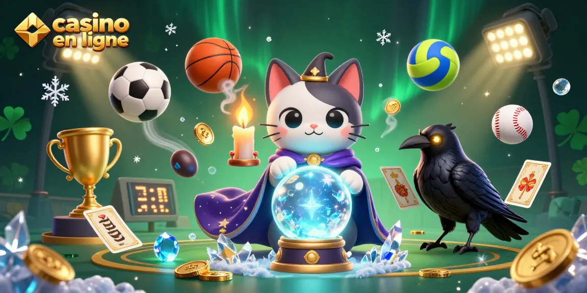 Actions de jeu captivantes avec casino en ligne, créatures mystiques et éléments sportifs.