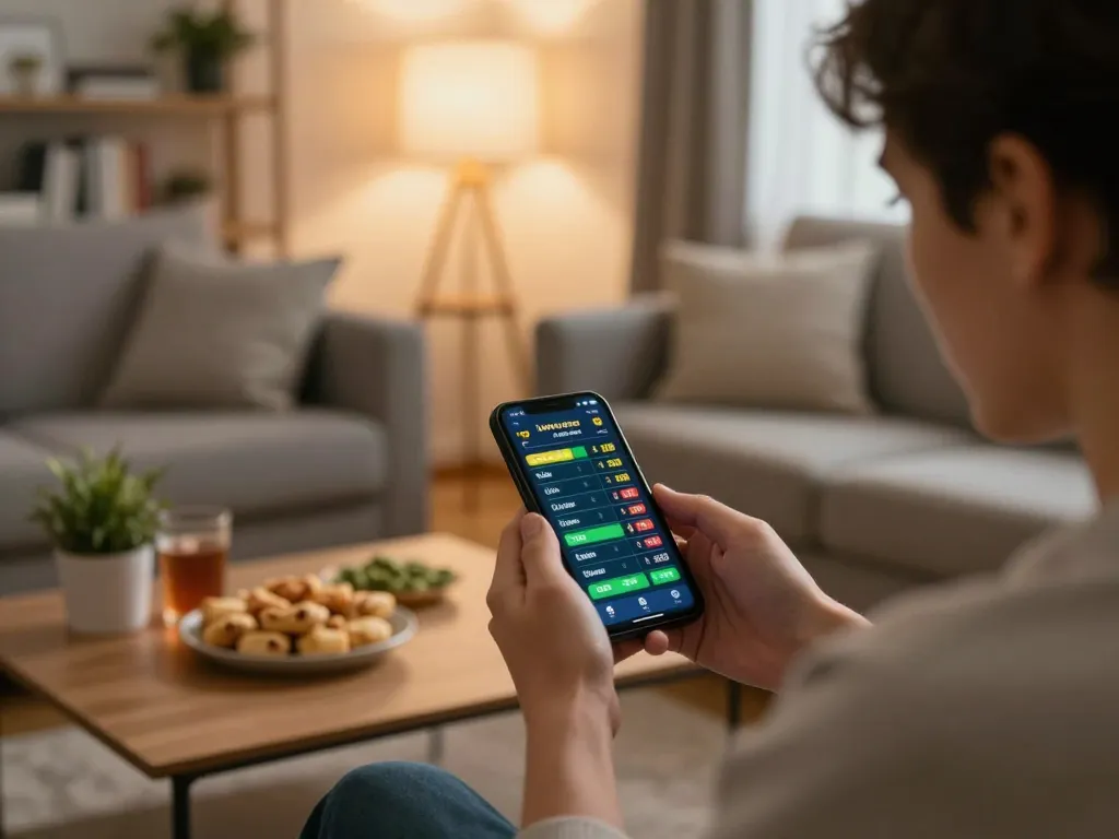 Experience live sports betting excitement with RR88 on your smartphone in a cozy setting