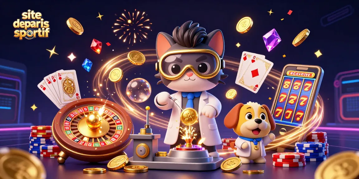 Le site de paris sportif offre une immersion dans un univers de jeux palpitants, avec des personnages et des éléments de casino.