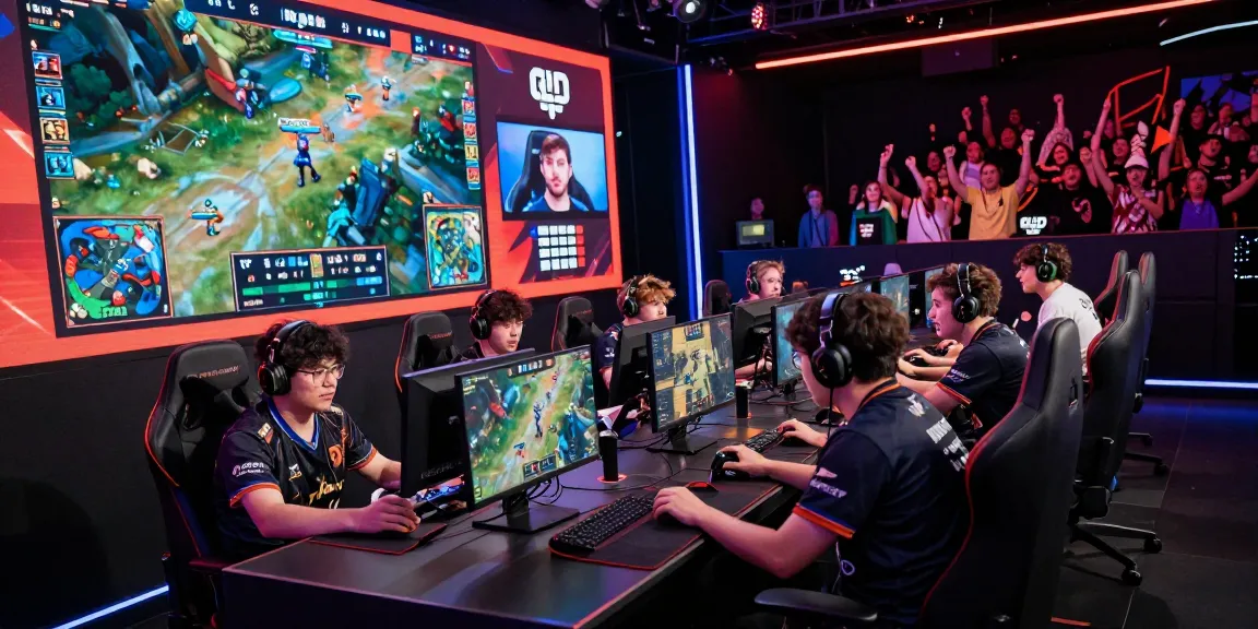 Exciting esports tournament scene showcasing shbet players engaged in live gaming action.