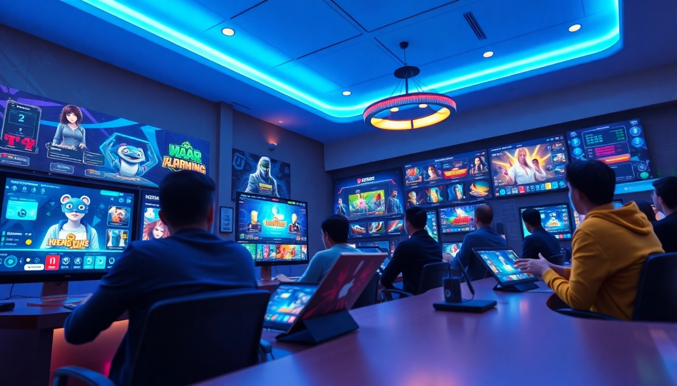 KJC AC interactive online gaming platform showcasing vibrant games and user engagement.