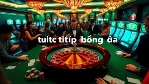 Experience thrilling moments betting trực tiếp bóng đá at our dazzling roulette table surrounded by excitement.