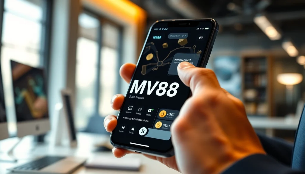 Experience the innovative MV88 app in a secure digital environment.