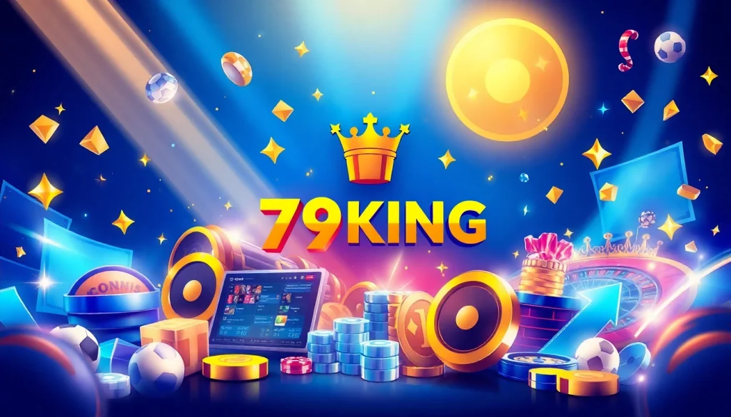 79king online gambling platform with vibrant gaming elements